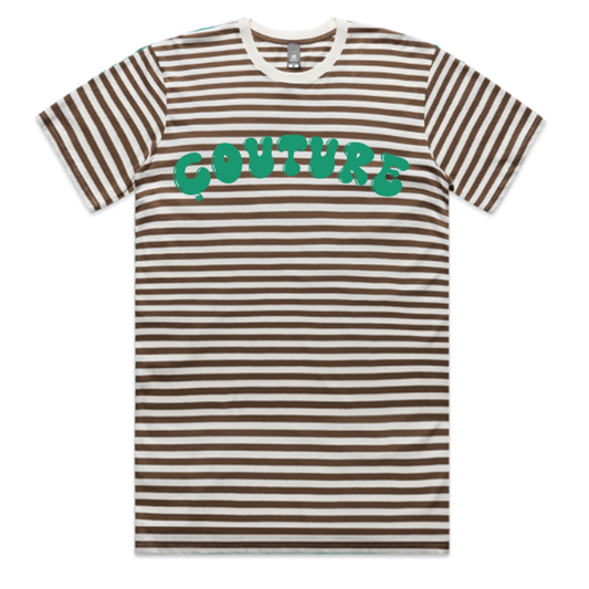 Çouture Spring Logo Stripe T-Shirt